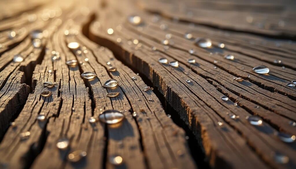 Identifier et réparer un chevron fendu sous un toit humide