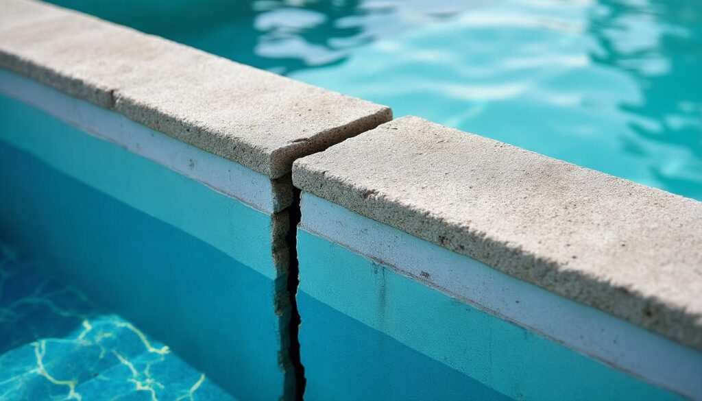 Réparer une cornière de piscine à angle fissuré