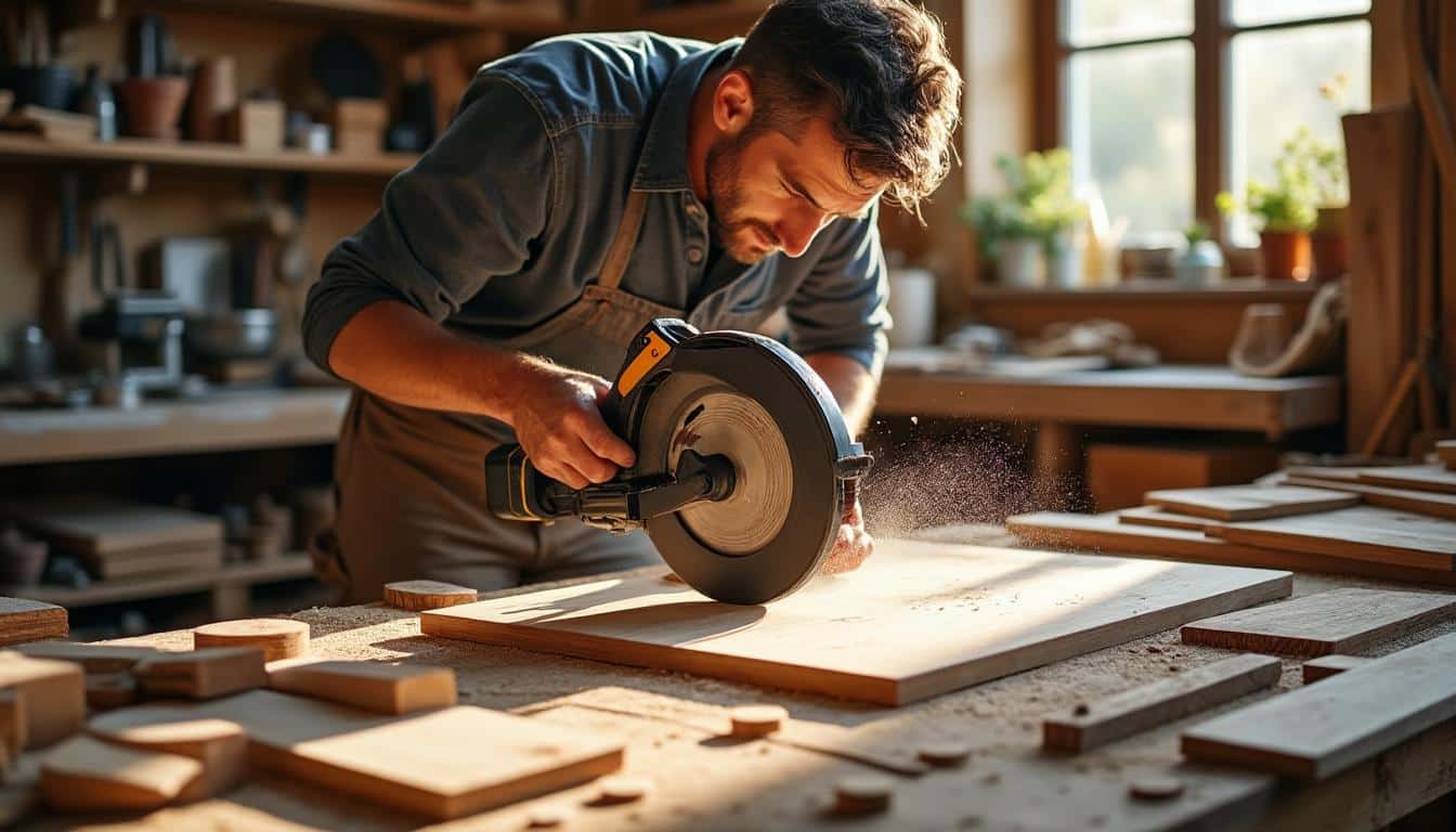 Illustration: Comprendre le fonctionnement et les usages de la scie circulaire sans fil