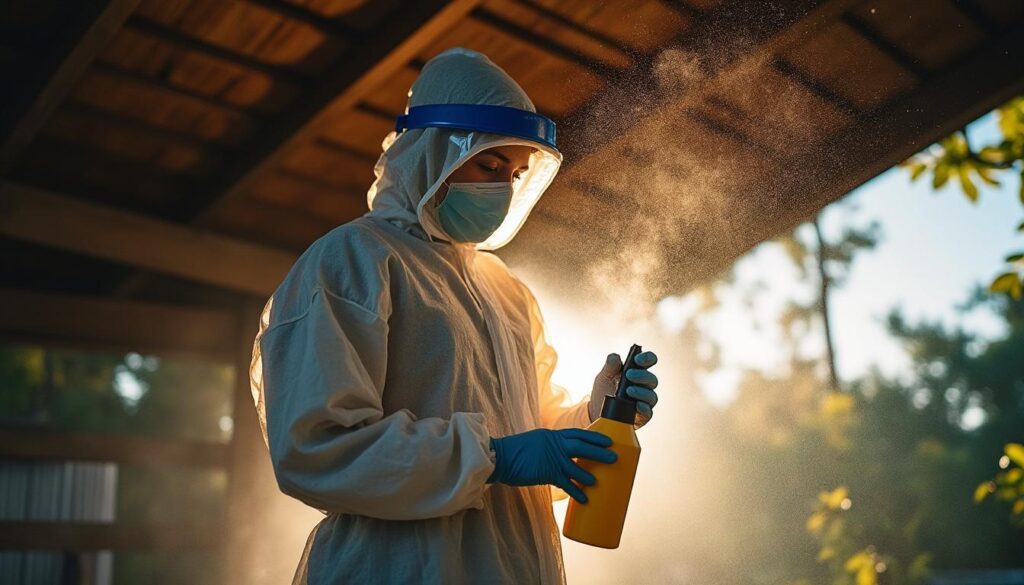 Produit pour tuer les guêpes sous toiture : guide efficace et sécurisé