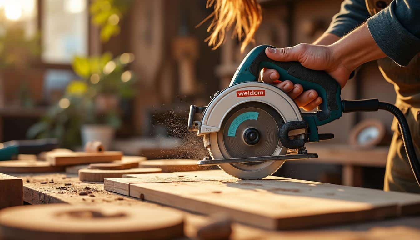 Illustration: Pourquoi choisir une scie sauteuse chez Weldom pour vos travaux de bricolage ?