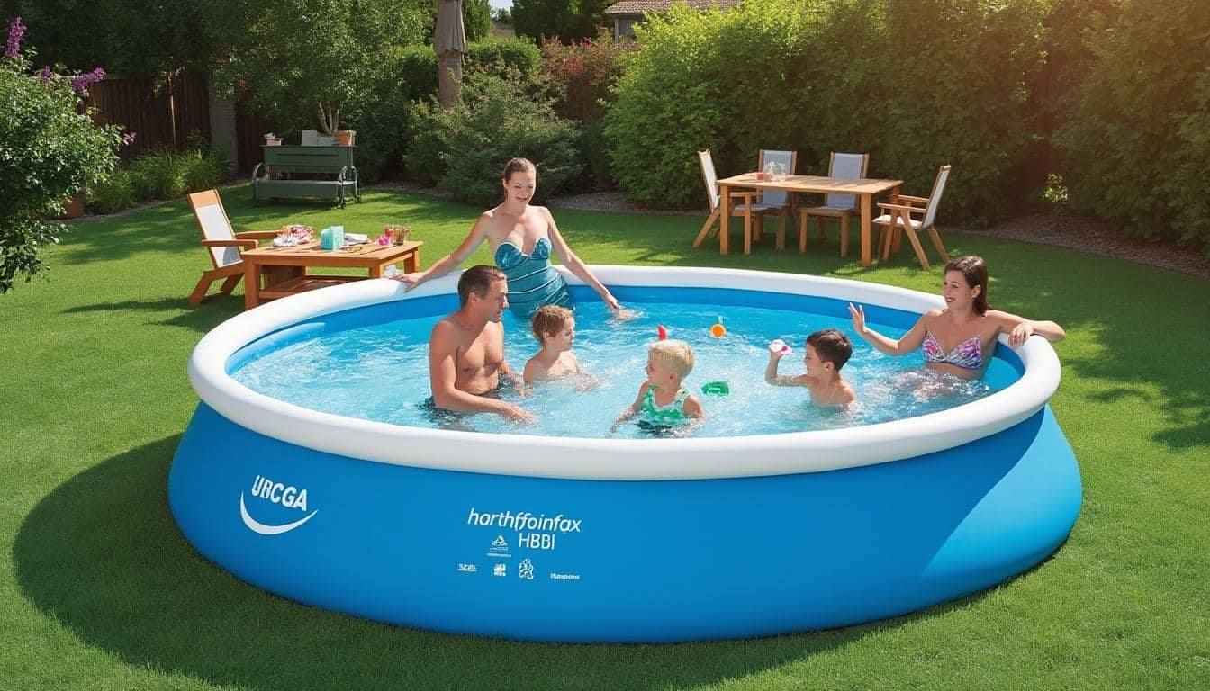 Illustration: Pourquoi opter pour une piscine de forme ovale installée hors sol ?