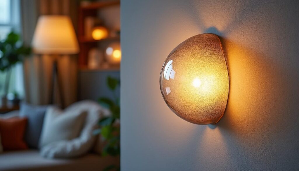 Applique murale en verre : élégance et lumière raffinée