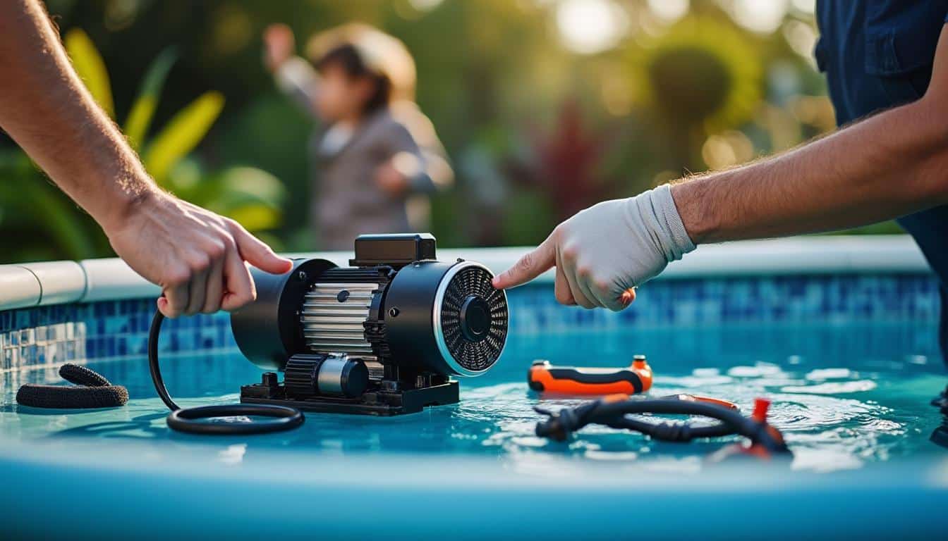 Illustration: Comprendre le rôle essentiel du moteur dans une piscine hors sol