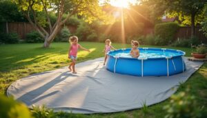 Tapis sous la piscine hors sol : protection et stabilité assurées