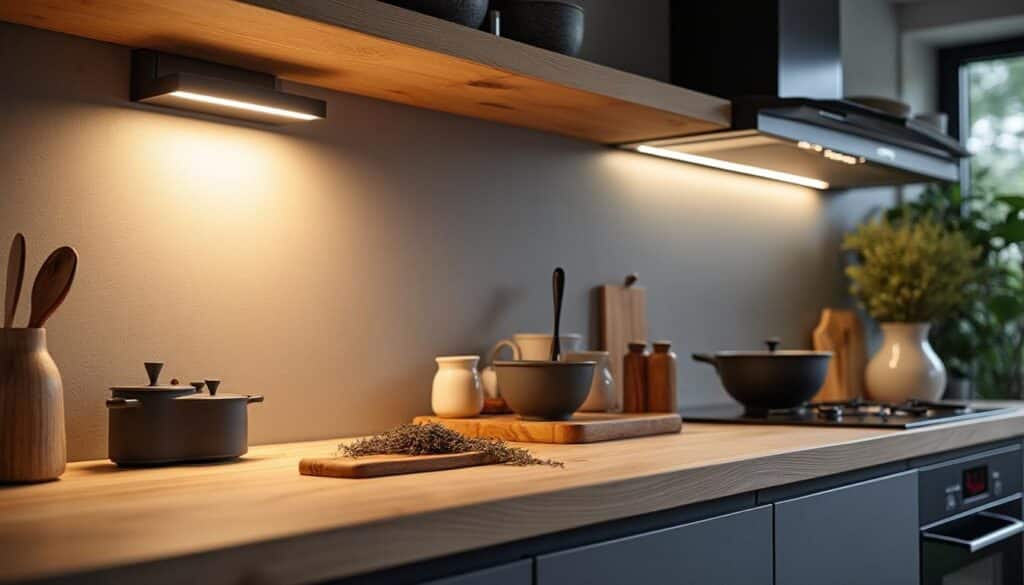 Applique murale LED pour la cuisine : éclairage pratique et design