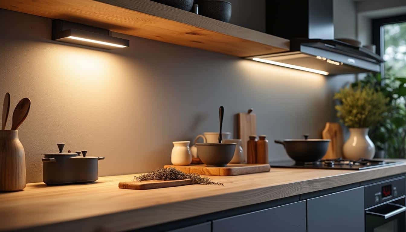 Applique murale LED pour la cuisine : éclairage pratique et design