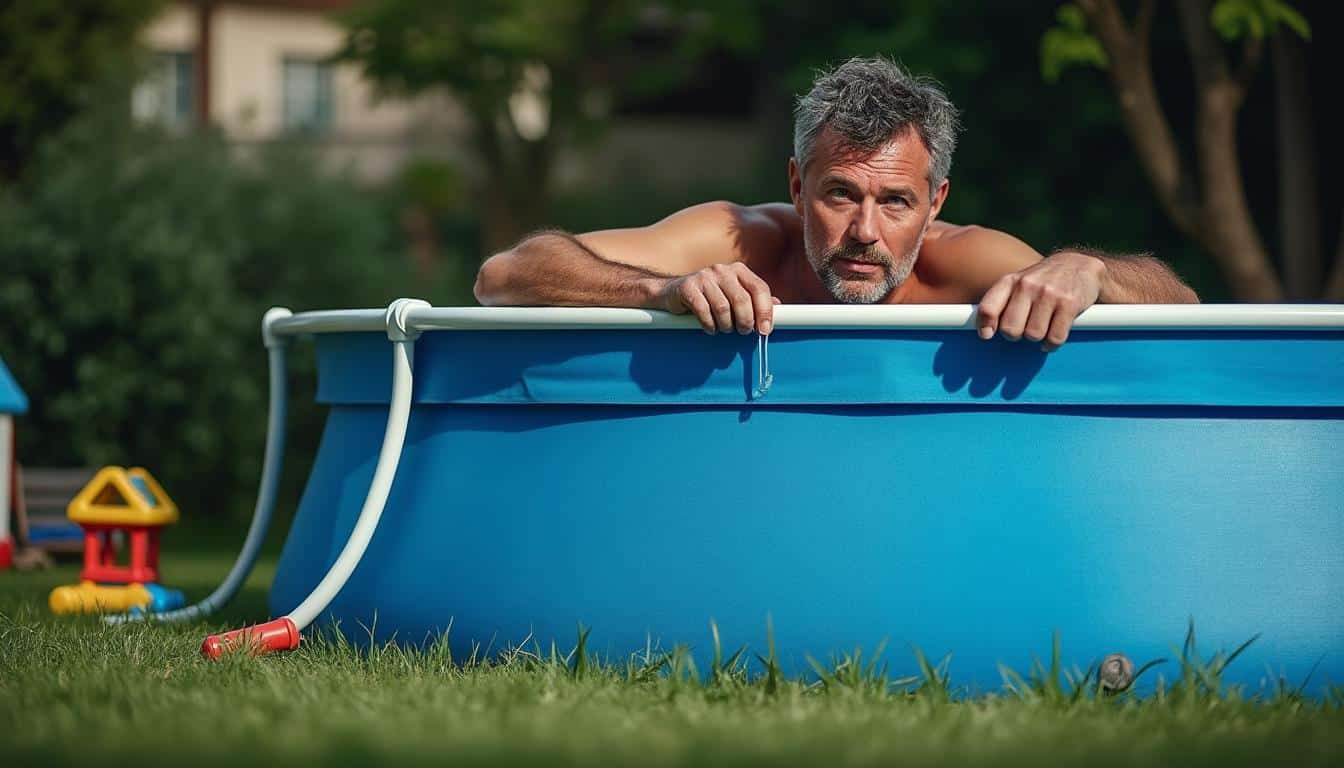 Illustration: Comprendre les origines d’une fuite dans une piscine hors sol