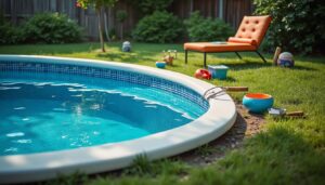 Piscine hors sol qui fuit : causes, détection et réparations efficaces