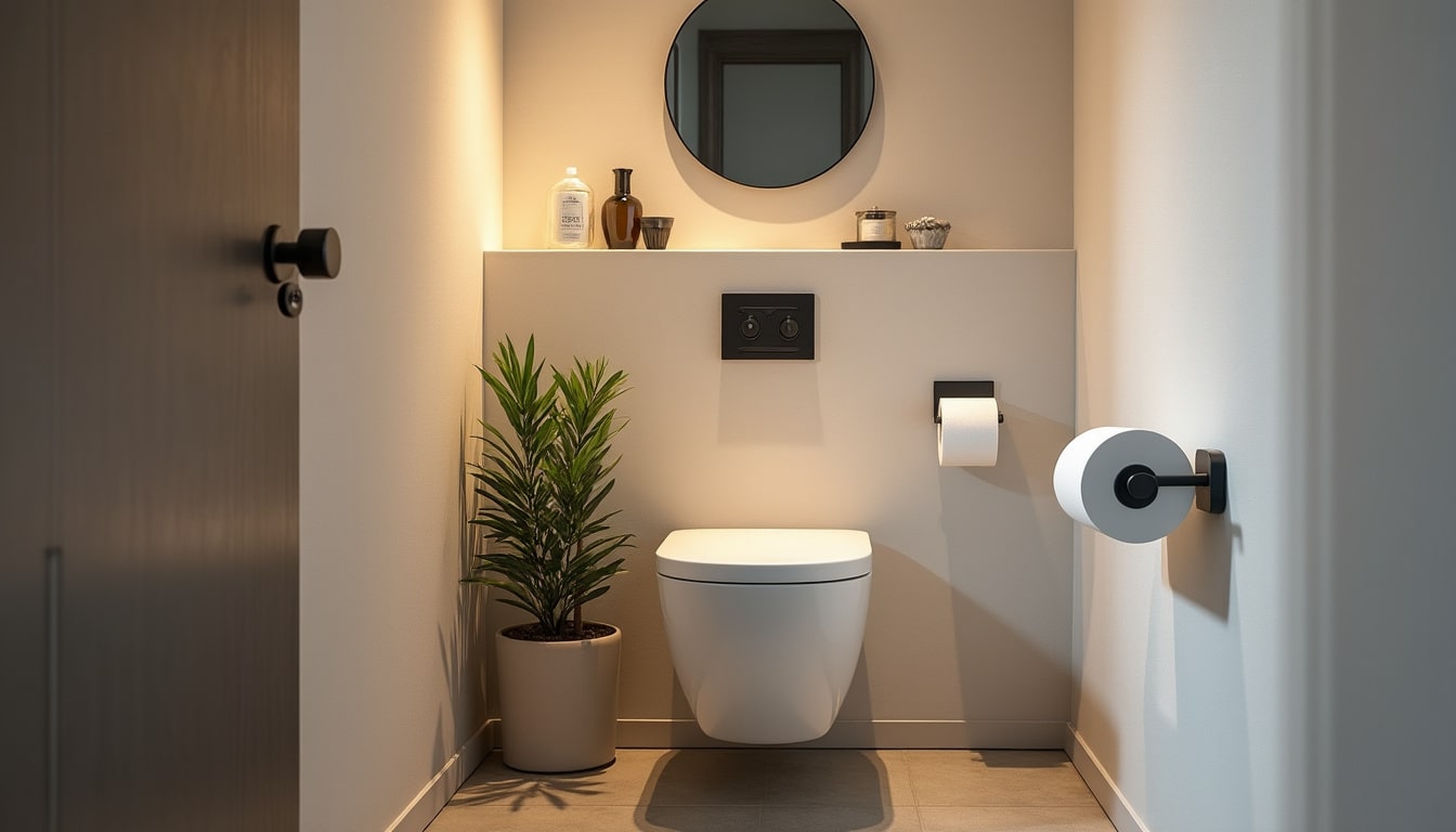 Illustration: Quel est le rôle essentiel d’une applique murale dans un espace WC ?