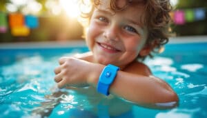 Bracelet piscine enfant : sécurité optimale avec alarme intégrée