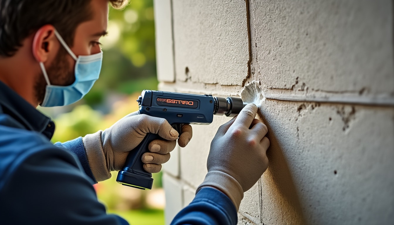 Illustration: Comprendre le rôle du silicone dans la réparation des fissures sur mur extérieur