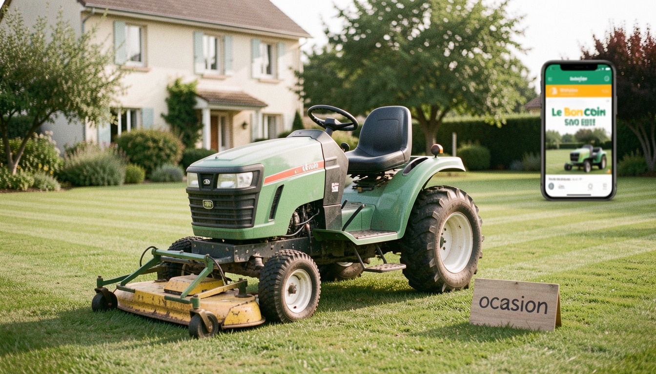 Tracteur tondeuse d’occasion sur Le Bon Coin